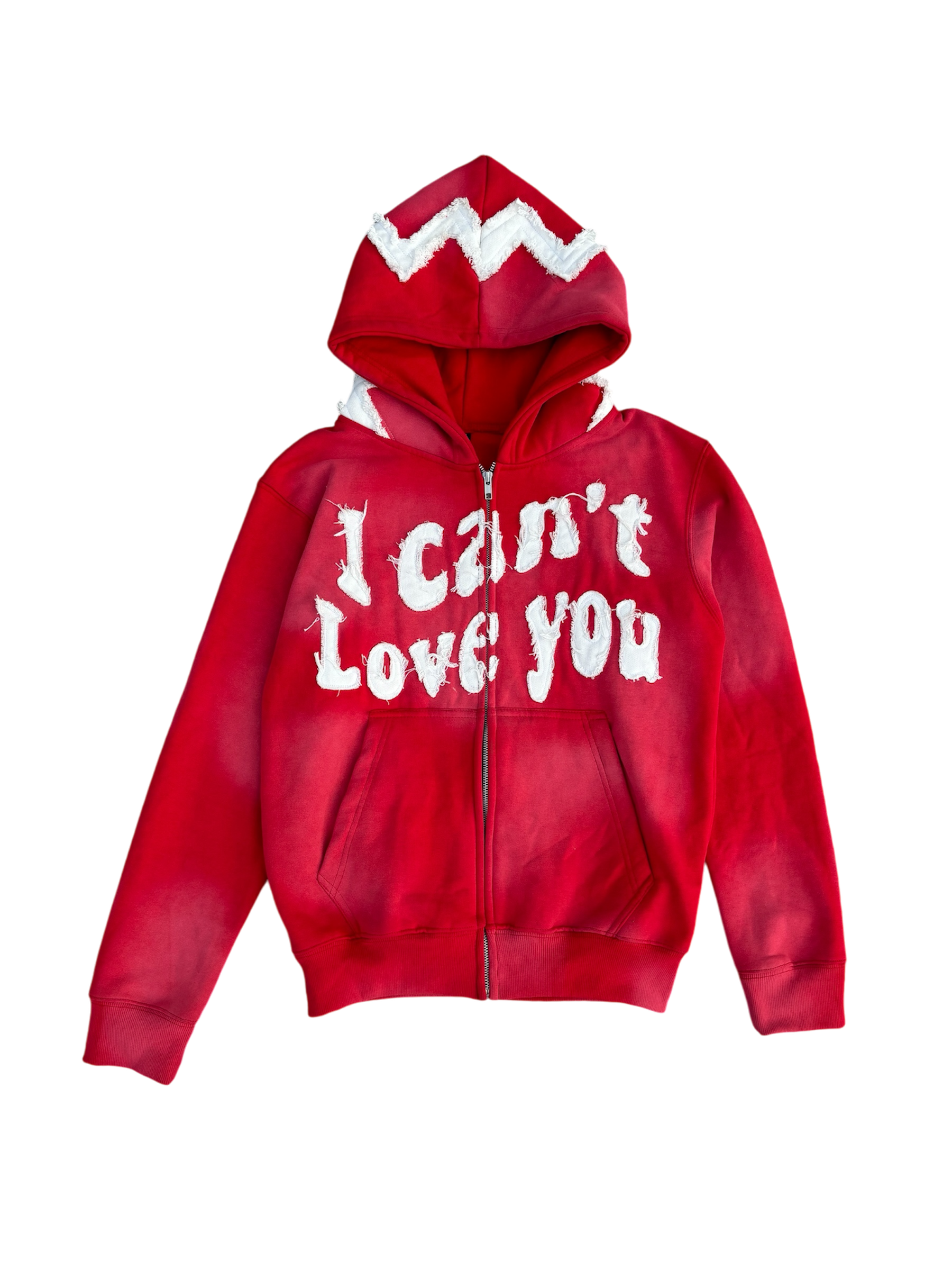 “I CANT YOU LOVE” Red Hoodie