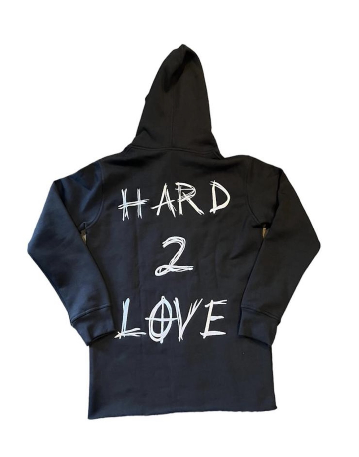 "LOVE IS EVIL" Black Hoodie