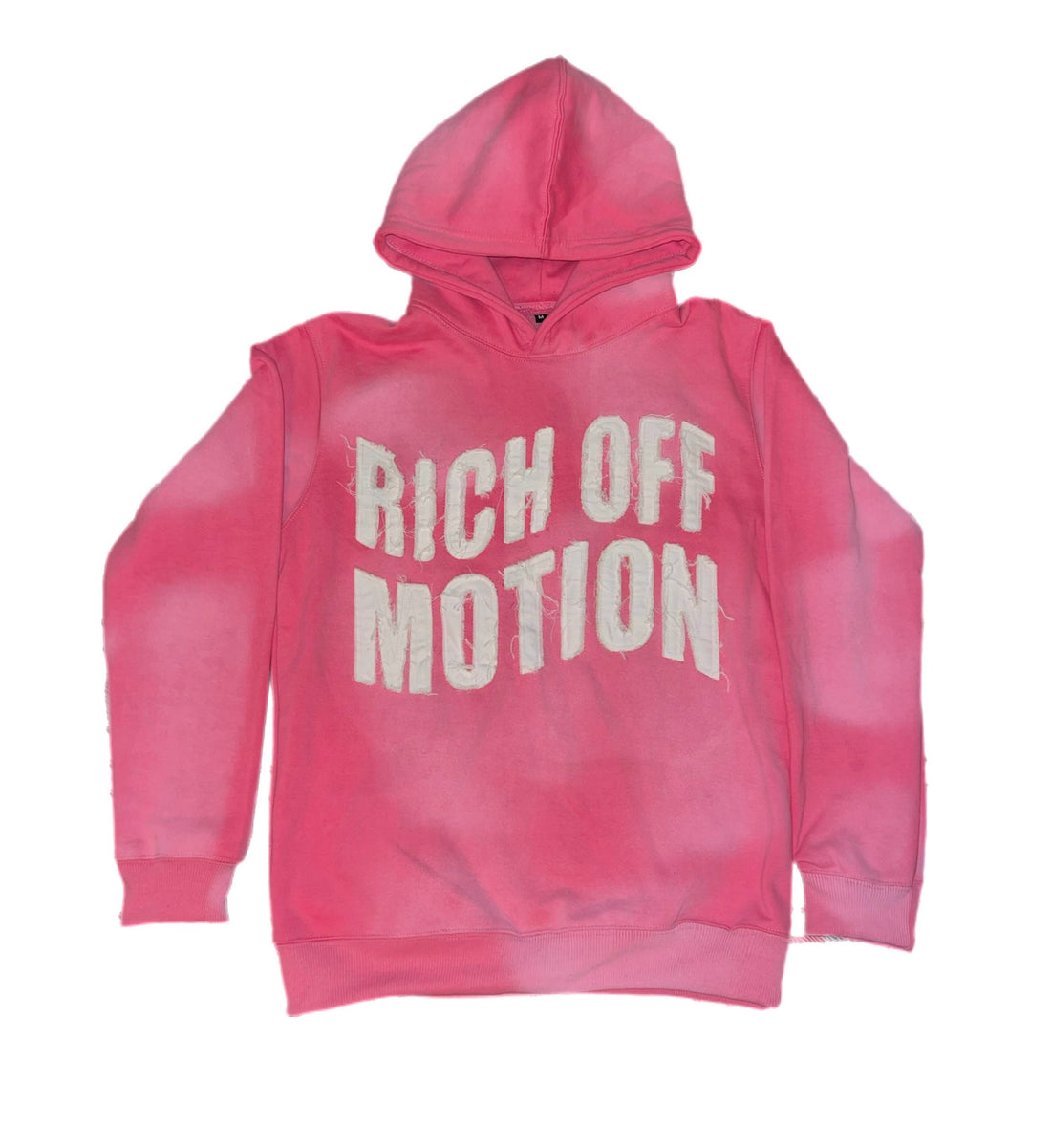 "RICH OFF MOTION" Pink Hoodie