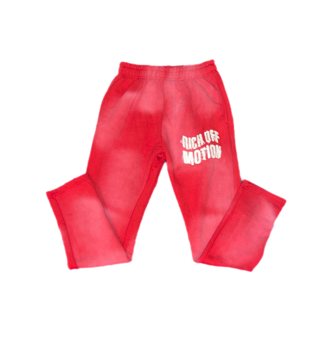 "RICH OFF MOTION" Red Sweats