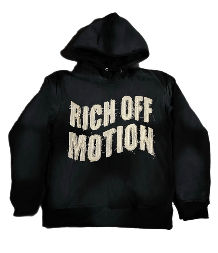 "RICH OFF MOTION" Black Hoodie